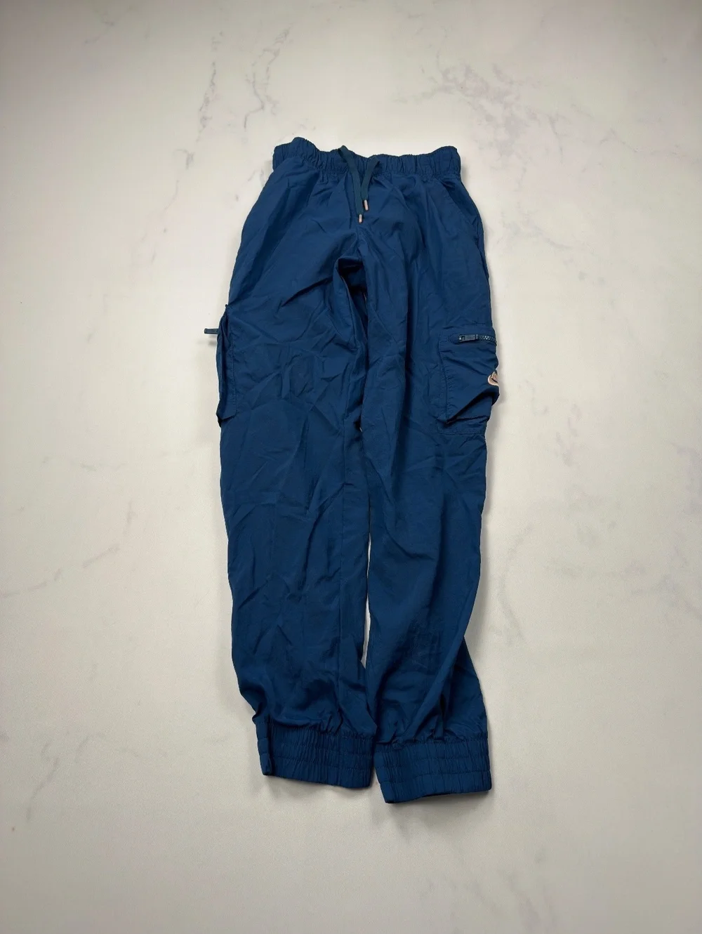 Nike Woven Cargo Pants Blue Utility Style - Girls XL